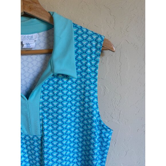 Sigrid Olsen Golf Tennis Athletic Dress Light Blue Polo Sz XL Pickleball - Picture 5 of 6